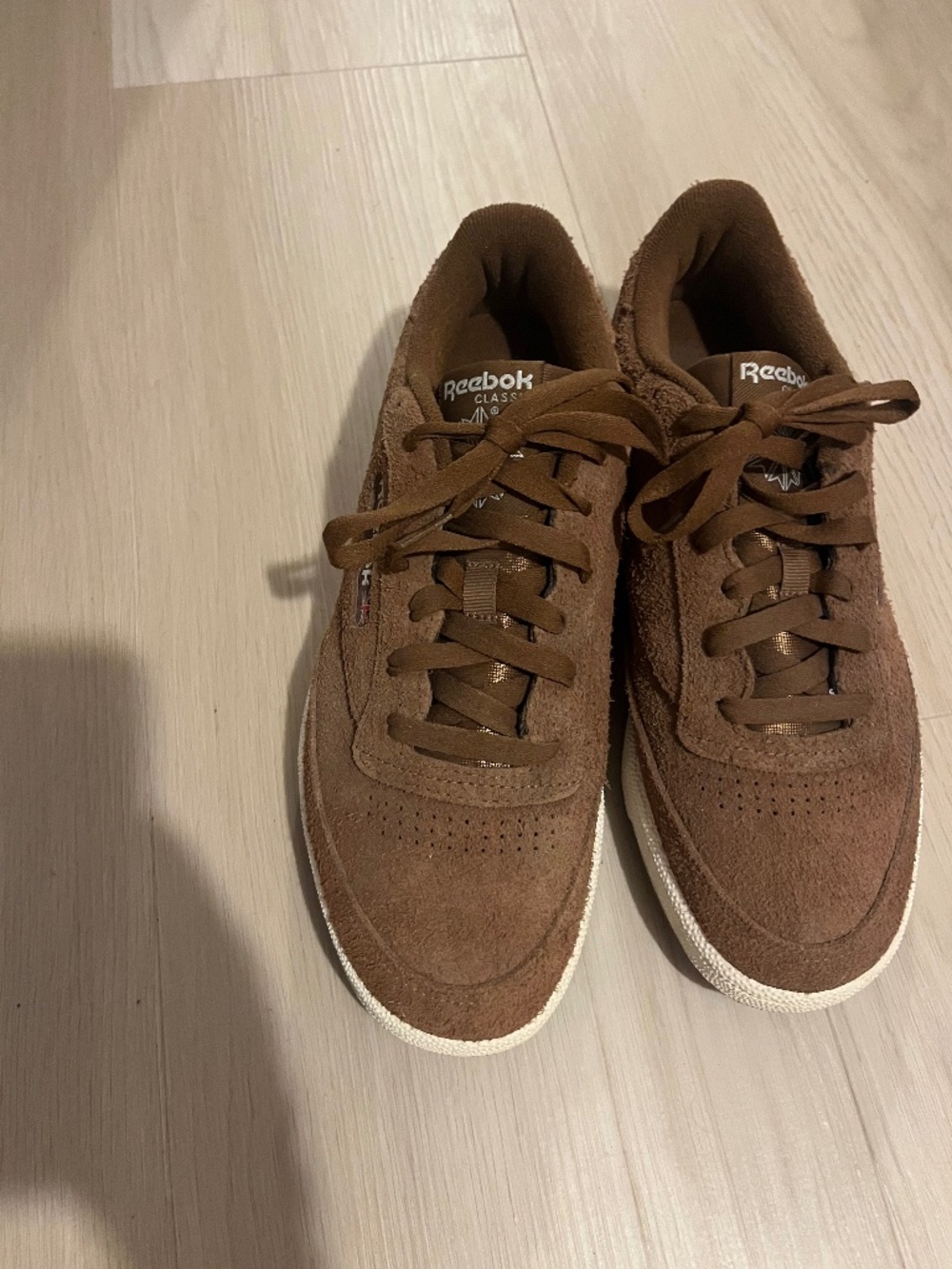Reebok Classic Brown Shaggy Suede Men's 9.5